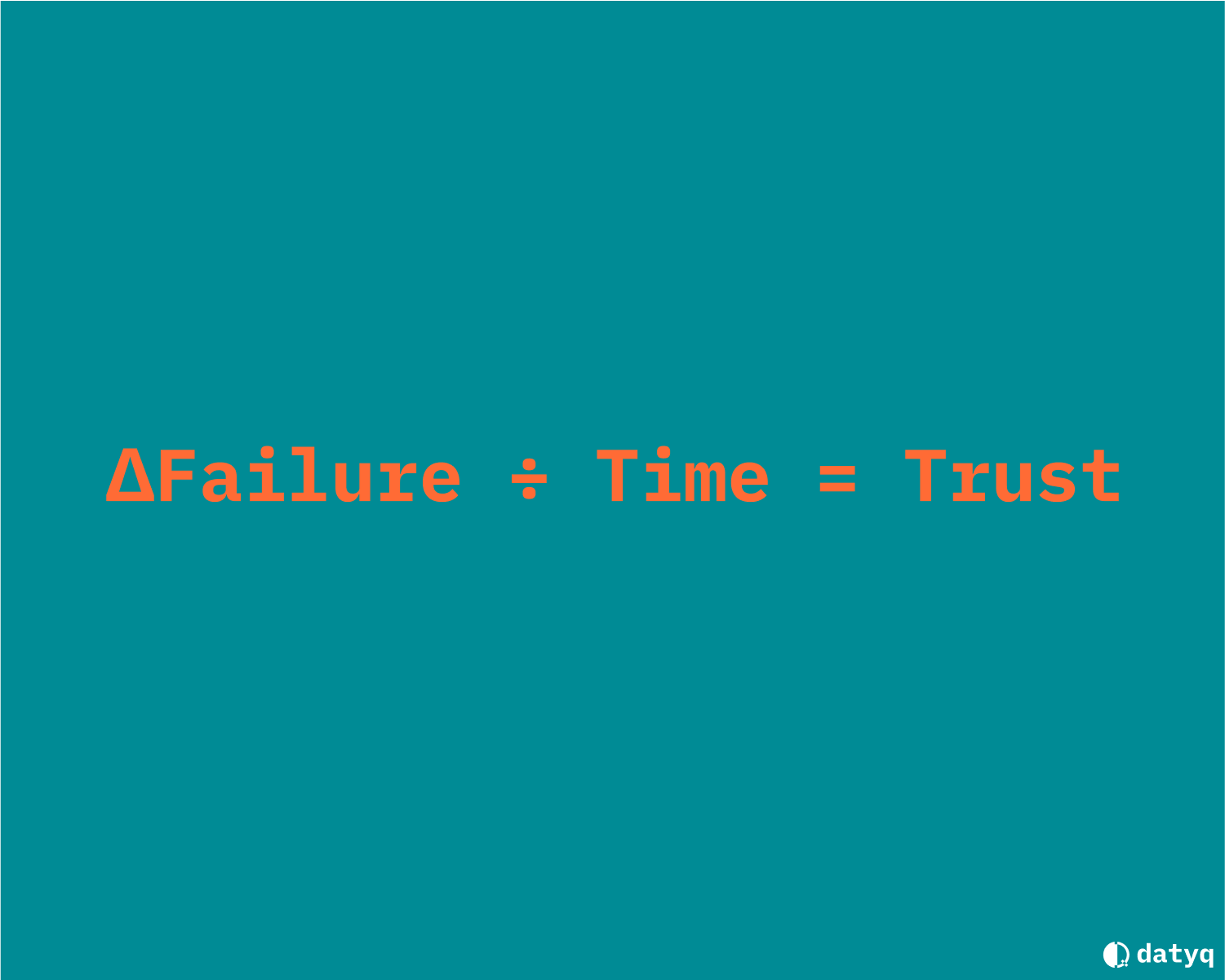 Trust as a function of action